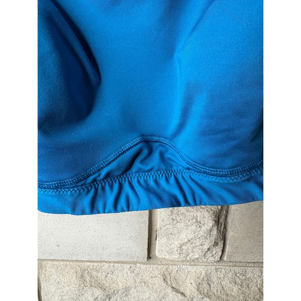 Old Navy Active Womens XL Teal Blue Racerback Mesh High Impact Sports Bra - Picture 3 of 7